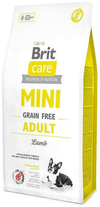Brit Care Mini Grain Free Adult Lamb - Суха храна за кучета - 7 кг