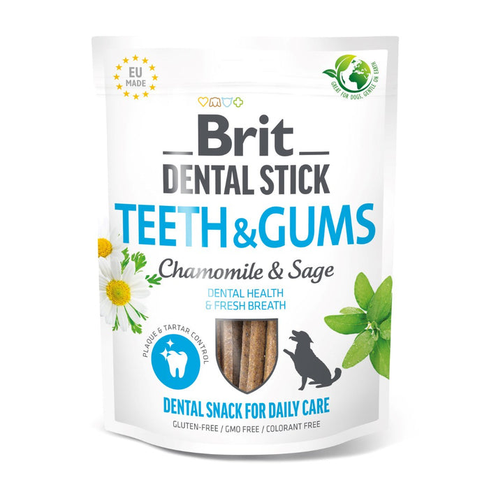 BRIT Dental Stick Teeth & Gums Cahmomile - лакомство за кучета - 251 гр