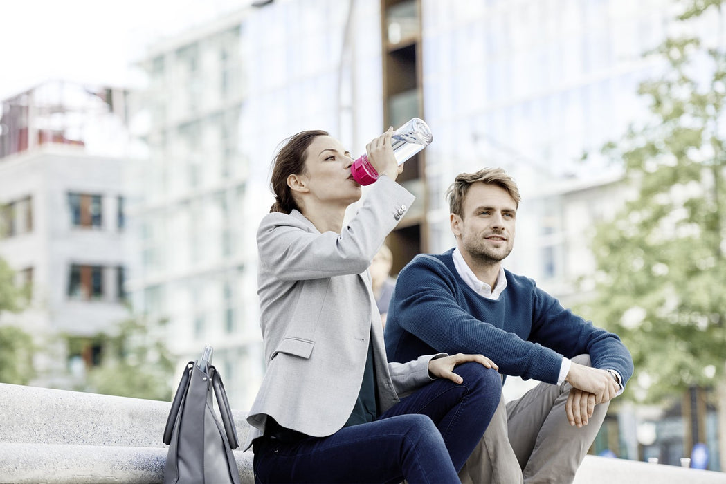 Brita Fill&Go лайм зелена филтърна бутилка +4 филтъра