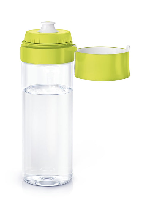 Brita Fill&Go лайм зелена филтърна бутилка +4 филтъра