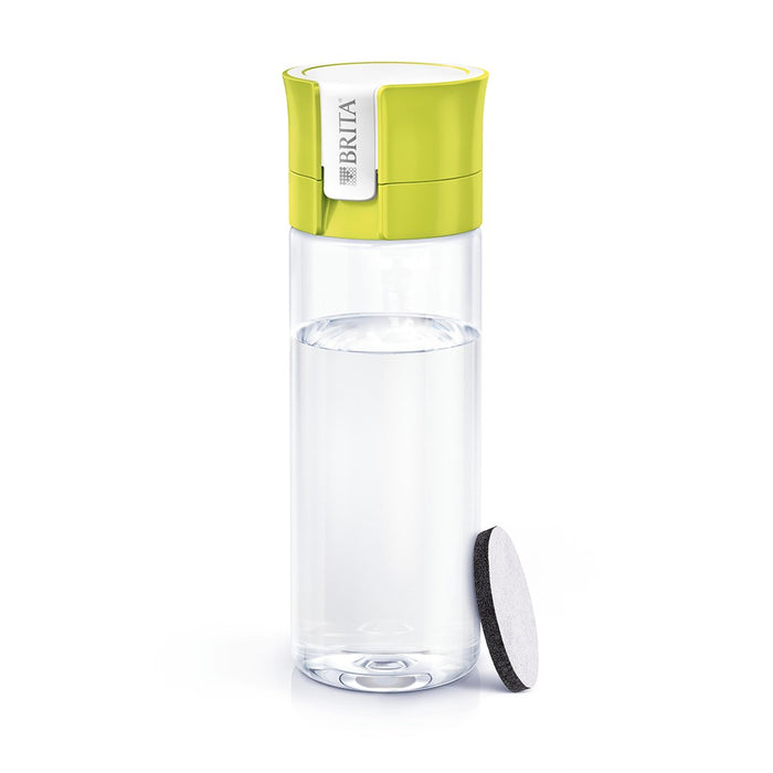 Brita Fill&Go лайм зелена филтърна бутилка +4 филтъра