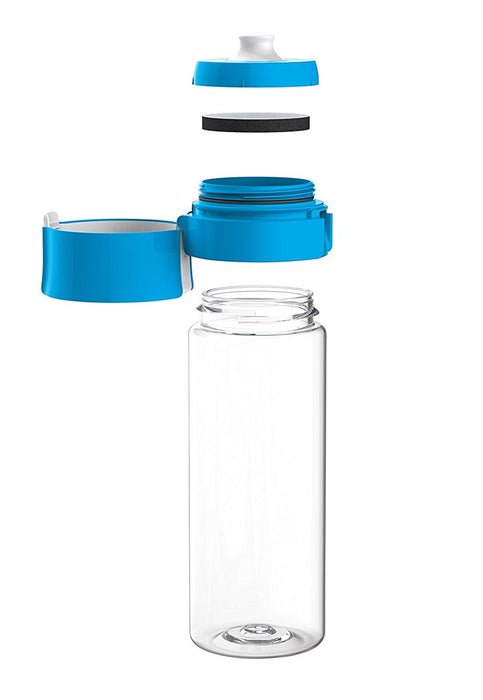 Филтърна бутилка Brita Fill&Go + 4 бр. филтърни патрони (0,6l; сини)