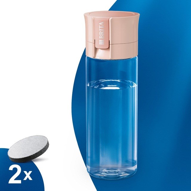 Brita Vital Filtering бутилка 0,6 л Пастел праскова