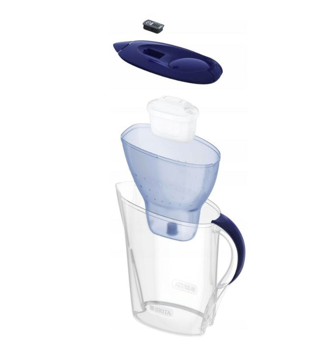 Brita Marella+3 Maxtra Pro PP филтърна кана (2,4 л; синя)
