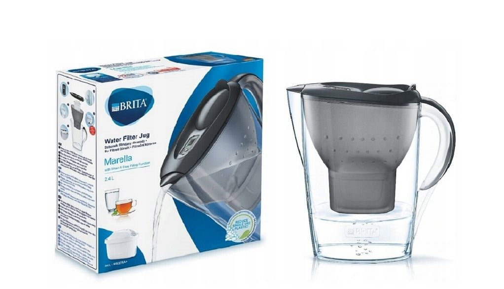 Brita Marella+1 Maxtra Pro PP филтърна кана (2,4 л; графит)