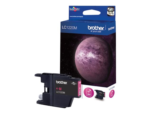 BROTHER LC-1220 касета с мастило магента стандартен капацитет 300 страници 1 пакет блистер без аларма