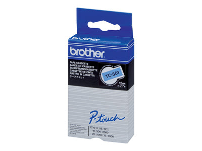 BROTHER P-Touch TC-501 черно на синьо 12 мм