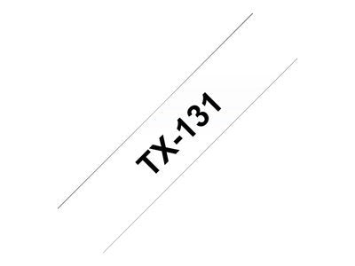 BROTHER P-Touch TX-131 черен на прозрачен 12 мм