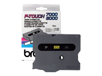 BROTHER P-Touch TX-631 черно на жълто 12мм