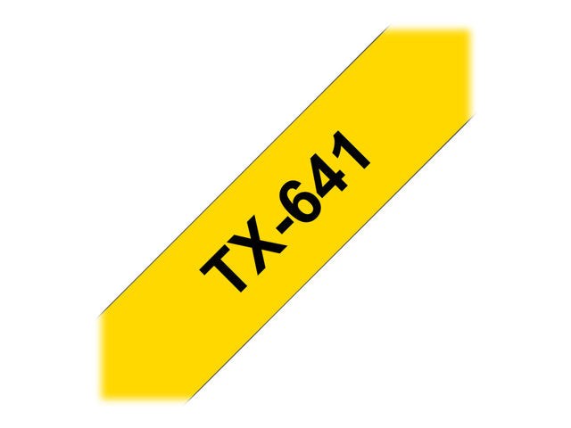 BROTHER P-Touch TX-641 черно на жълто 18 мм