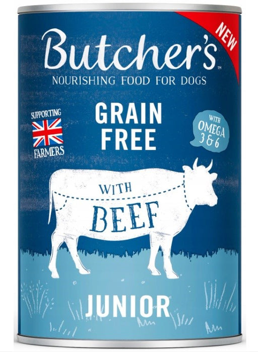 BUTCHER'S Original Junior Beef Jelly - мокра храна за кучета - 400гр