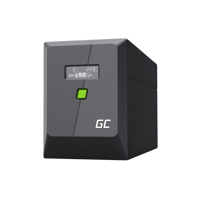 Green Cell непрекъсваемо захранване (UPS) Line-Interactive 1,5 kVA 900 W 4 AC контакт(а)