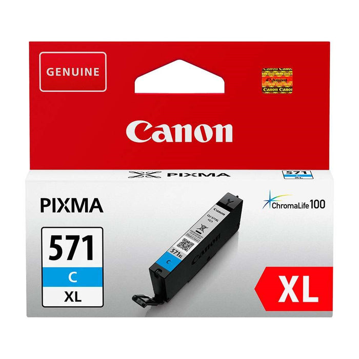 Canon CLI-571XL C + Canon Plus Glossy II PP-201, 10x15 cm, 100 sheets