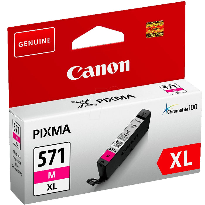 Canon CLI-571XL M + Canon Plus Glossy II PP-201, 10x15 cm, 100 sheets