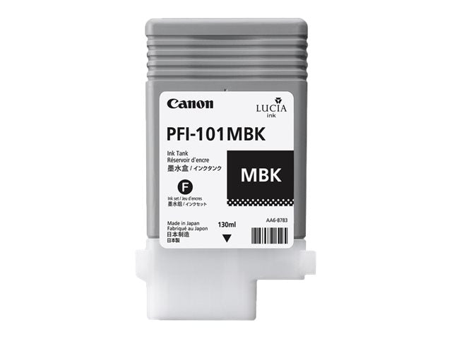 CANON PFI-101MBK касета с мастило матово черно стандартен капацитет 130 ml 1 опаковка