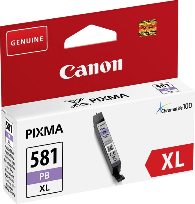 Canon CLI-581 XL PB + Canon Plus Glossy II PP-201, 10x15 cm, 100 sheets