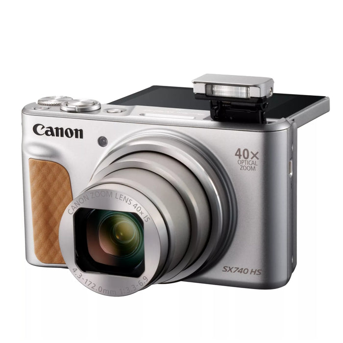 Canon PowerShot SX740 HS Lite Edition, сребрист, комплект за пътуване