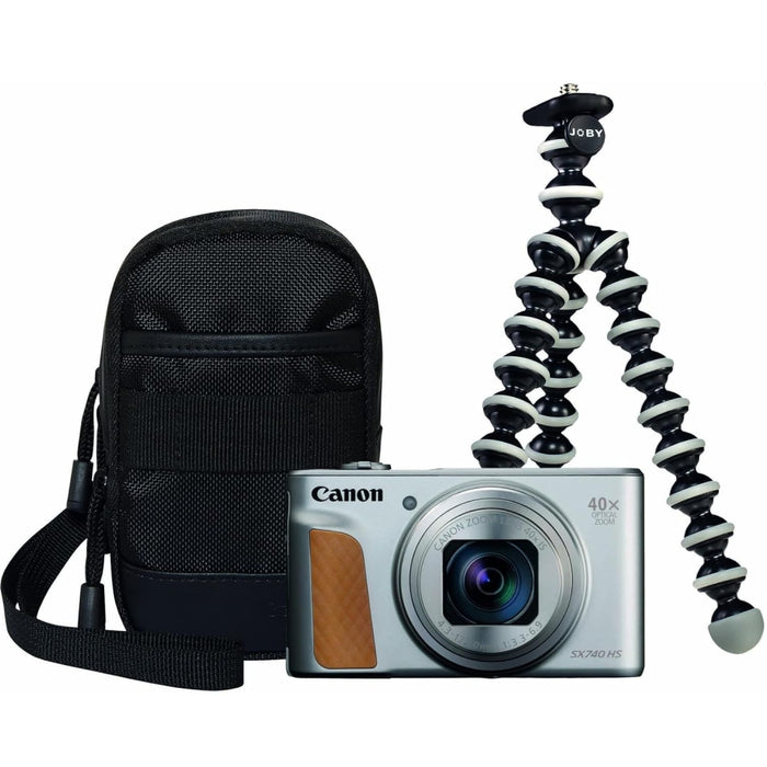 Canon PowerShot SX740 HS Lite Edition, сребрист, комплект за пътуване