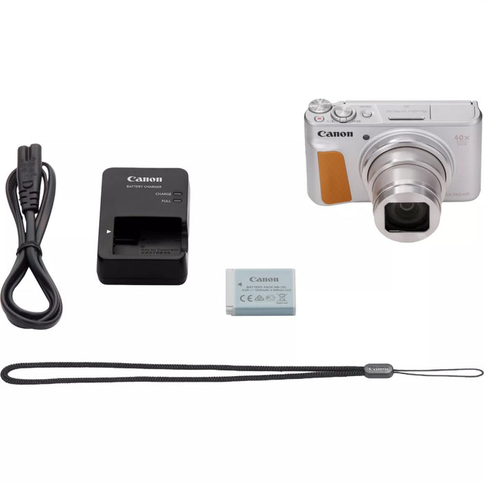 Canon PowerShot SX740 HS Lite Edition, сребрист, комплект за пътуване