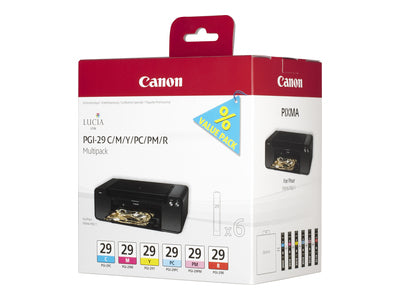 CANON 1LB PGI-29 CMY/PC/PM/R цветна касета с мастило стандартен капацитет мултипакет