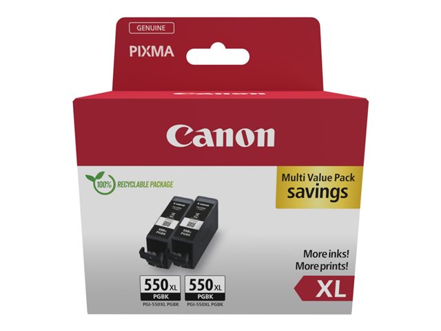 CANON PGI-550XL касета с мастило Twinpack, блистерна