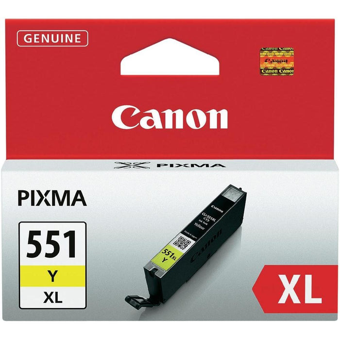 Canon CLI-551XL Y + Canon Plus Glossy II PP-201, 10x15 cm, 100 sheets