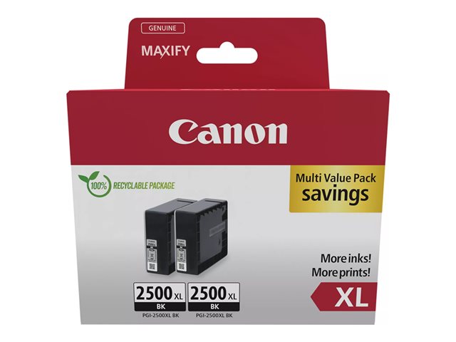 CANON PGI-2500XL мастилена касета BK TWIN