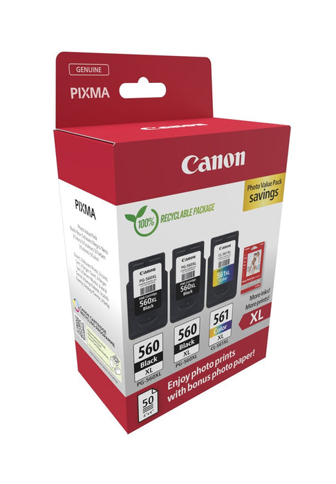 CANON 1LB PG-560XLx2/CL-561XL касета с мастило PVP