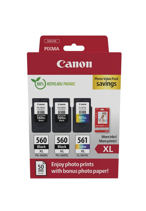 CANON 1LB PG-560XLx2/CL-561XL касета с мастило PVP