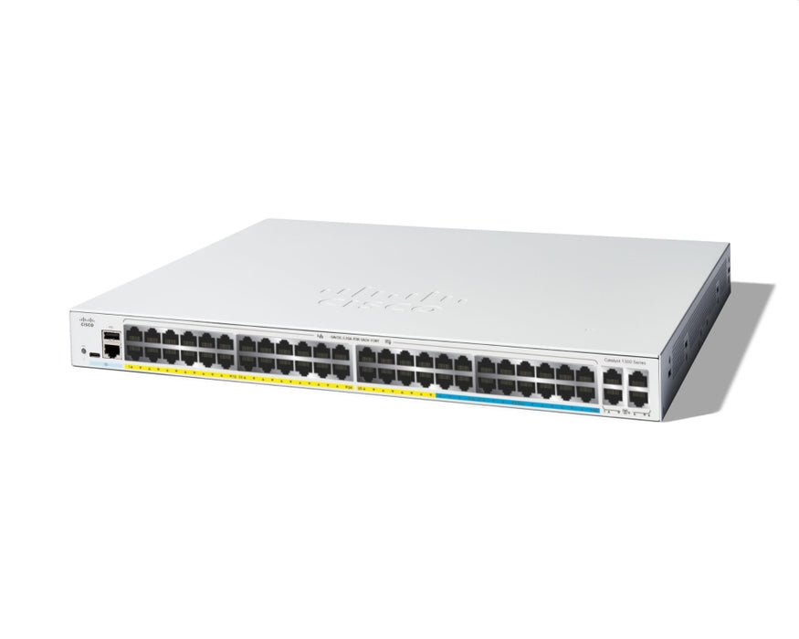 Cisco Catalyst 1300 16-портов 2.5GE, 32-портов GE, PoE, 4x10G SFP+