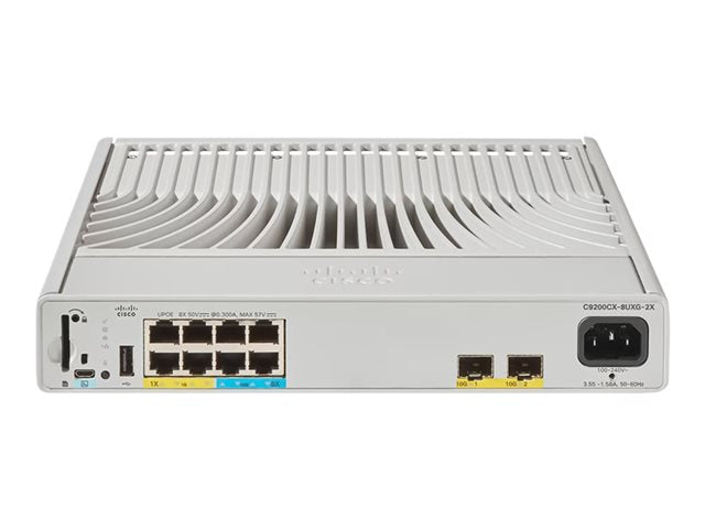 Компактен комутатор CISCO Catalyst 9000 8-портов UPoE с 4xmGig 240W E