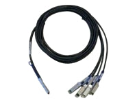 CISCO QSFP към 4xSFP10G пасивен меден сплитер кабел 1м