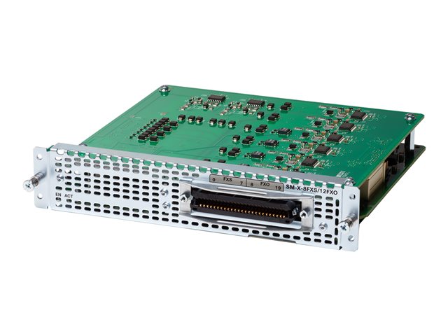 Модул за аналогови гласови услуги с висока плътност на фиксиран порт за ISR4K