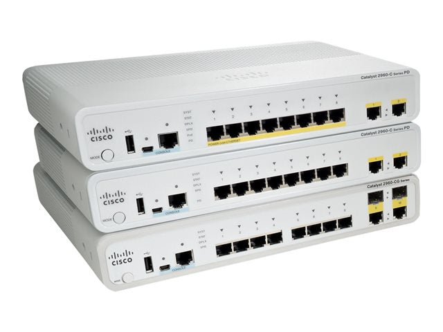 CISCO Catalyst 2960C PD Switch 8 FE 2 x 1G LAN Base ОБНОВЕН