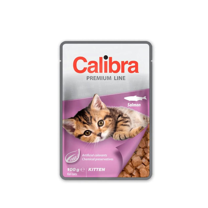 CALIBRA Cat Premium Kitten Salmon - мокра храна за котки - 100гр