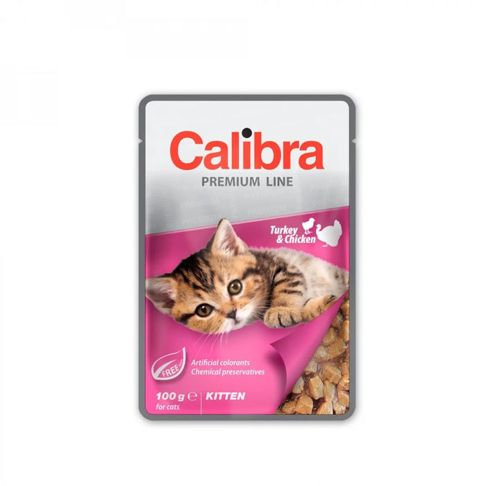 CALIBRA Premium Kitten Turkey & Chicken - мокра храна за котки - 100гр