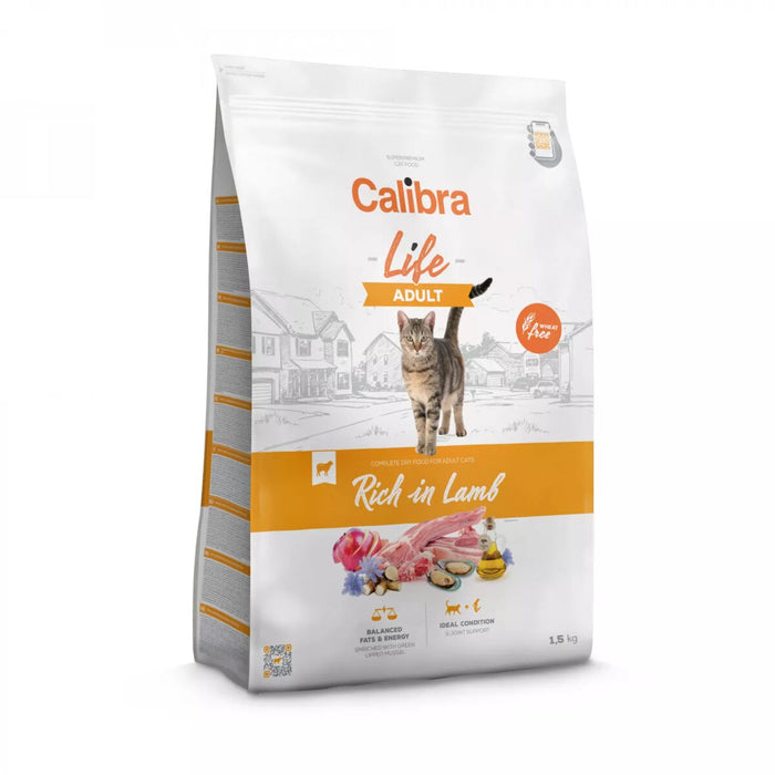 Котешка храна Calibra Агне 1,5 Kg Възрастен 1,25 kg