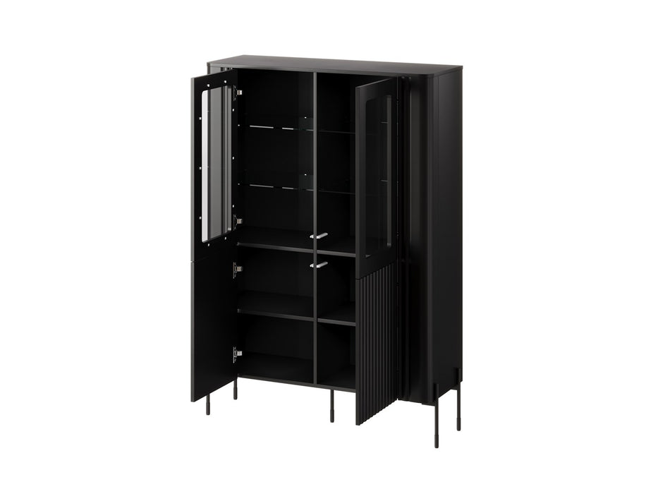 Витрина Cama VERA 110x40x160 черен мат