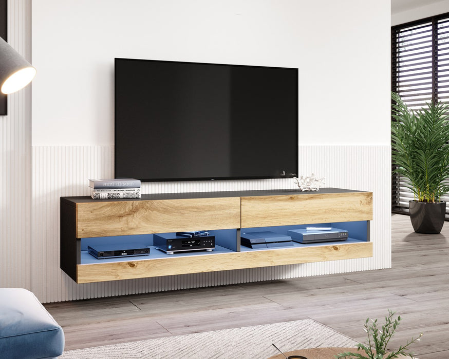 Стойка за телевизор Cama VIGO NEW 180 30/180/40 черно/вотан дъб