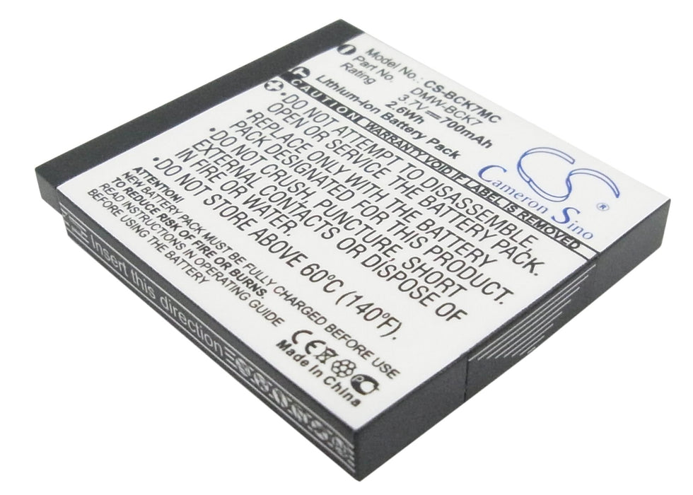Батерия за камера Panasonic Lumix DMC-S3 3.7V 700 mAh DMW-BCK7 Cameron Sino