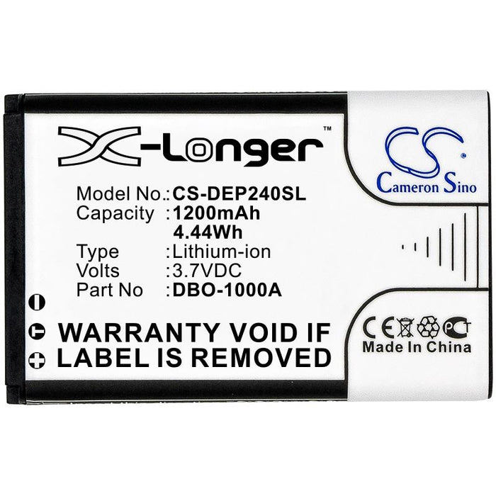 Батерия за мобилен телефон  DORO 6821,  6881, 1370, 6060  380147 LiIon 3,7V 1200mAh CAMERON SINO