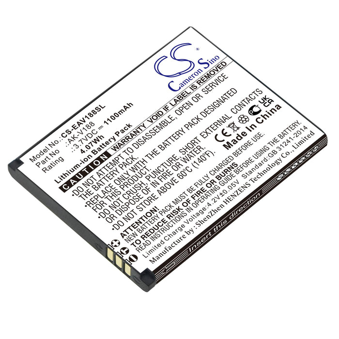 Батерия за мобилен телефон EMPORIA Touch Smart, Touch Smart 2, Touchsmart V188  AK-V188   LiIon 3,7V 1100mAh CAMERON SINO