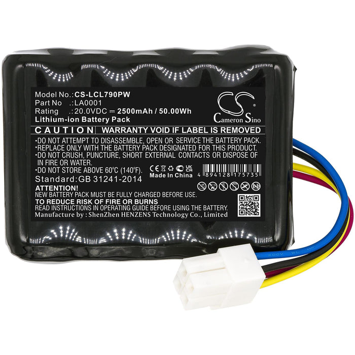 Батерия Cameron Sino, За косачка робот FERREX 800m2 2021, Landxcape LX790, 791,795 LA0001,LA0002  20V 2500mAh Cameron Sino