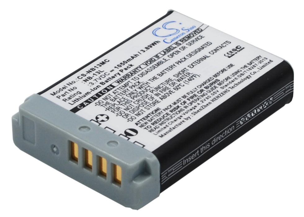 Батерия за фотоапарат / камера CANON NB13MC  NB13L  3,7V 1050 mAh  LiIon Cameron Sino