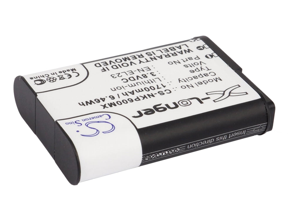 Батерия за апарат NIKON EN-E23  Coolpix P600; P900  LiIon 3,8V  1700mAh  Cameron Sino