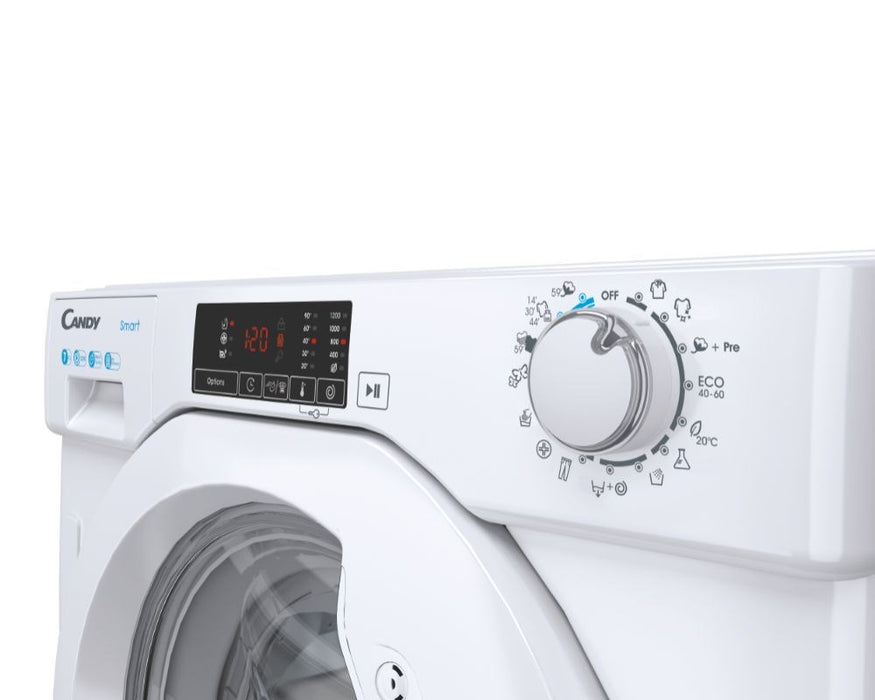 Пералня Candy Smart CBW 27D1E-S Предно зареждане 7 кг 1200 RPM Бяла