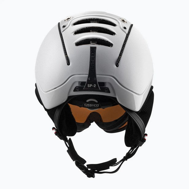 Ски каска CASCO SP-2 Carbonic Visor White M 55-57