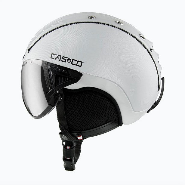 Ски каска CASCO SP-2 Carbonic Visor White S52-54