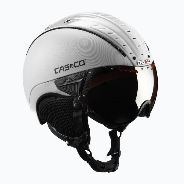 Ски каска CASCO SP-2 Carbonic Visor White S52-54