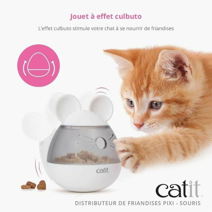 Автоматична хранилка Catit Мишка Бял Пластмаса 1 L